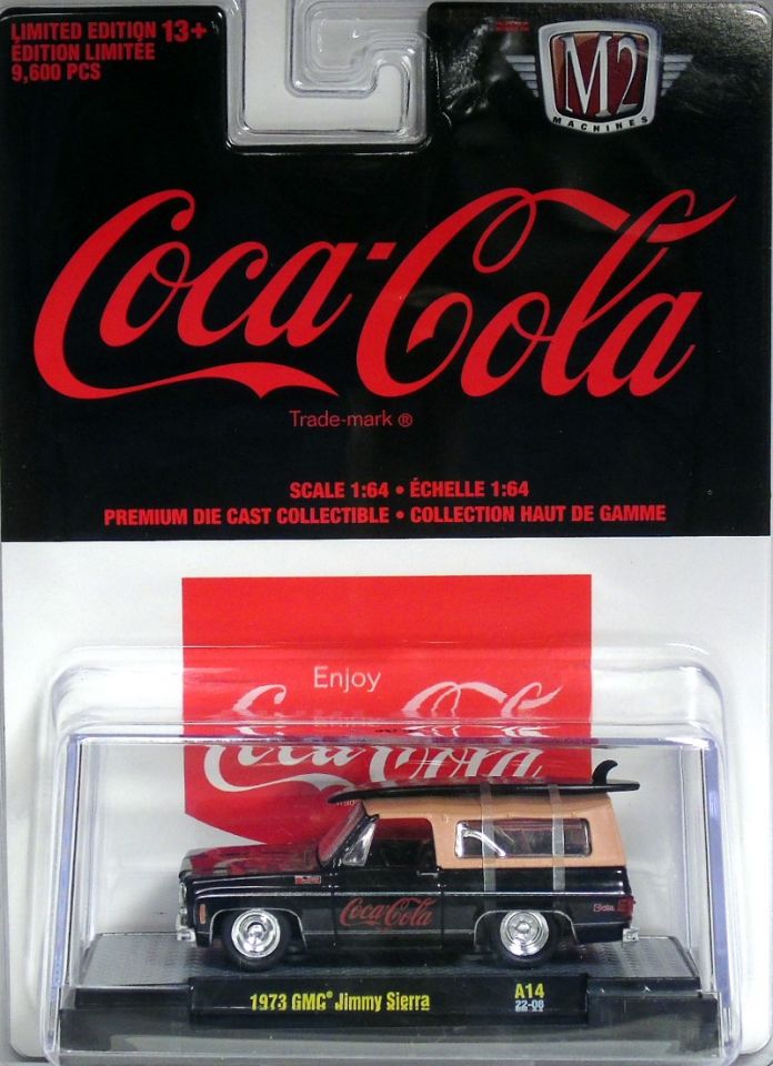 M2 Machines Coca Cola Release A14 1973 GMC Jimmy Sierra COCA